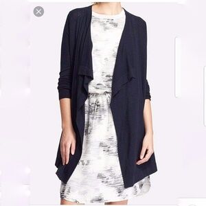 Vince Drape Front Merino Wool Cardigan Size Medium